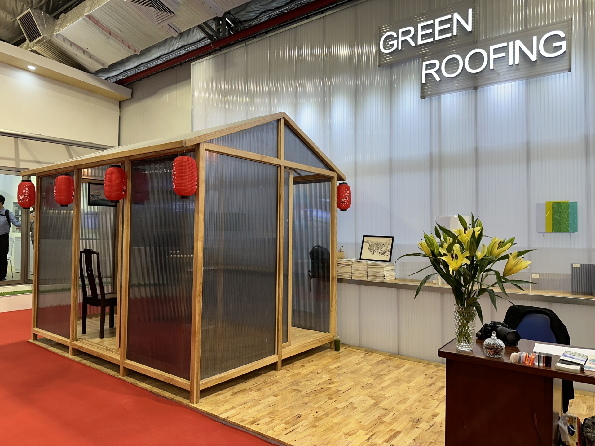 nhà gỗ polycarbonate