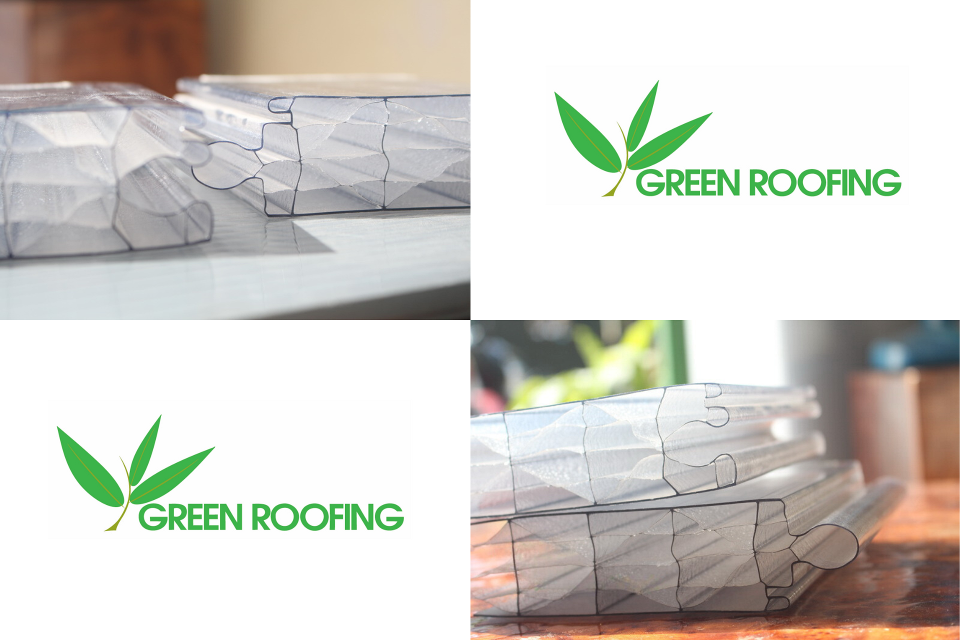 polycarbonate rỗng, skylite click, green roofing, tản sáng