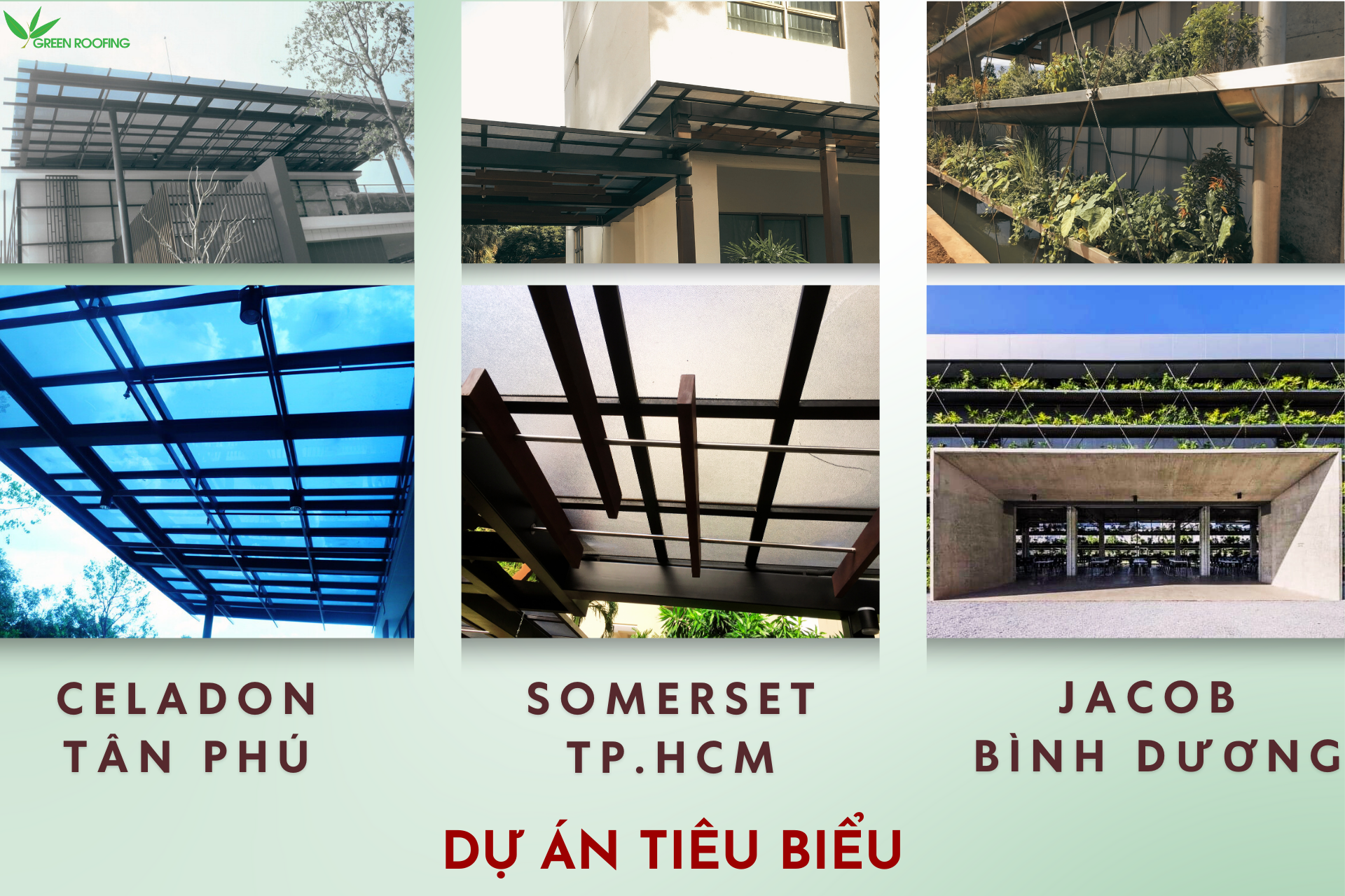 vật liệu xây dựng xanh, Kiến trúc xanh, mái che polycarbonate, tấm poly