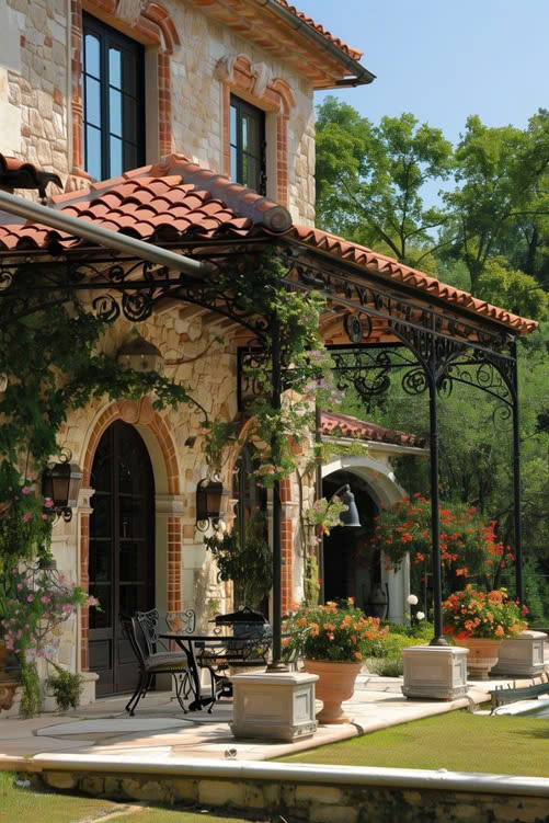 m&aacute;i che s&acirc;n vườn