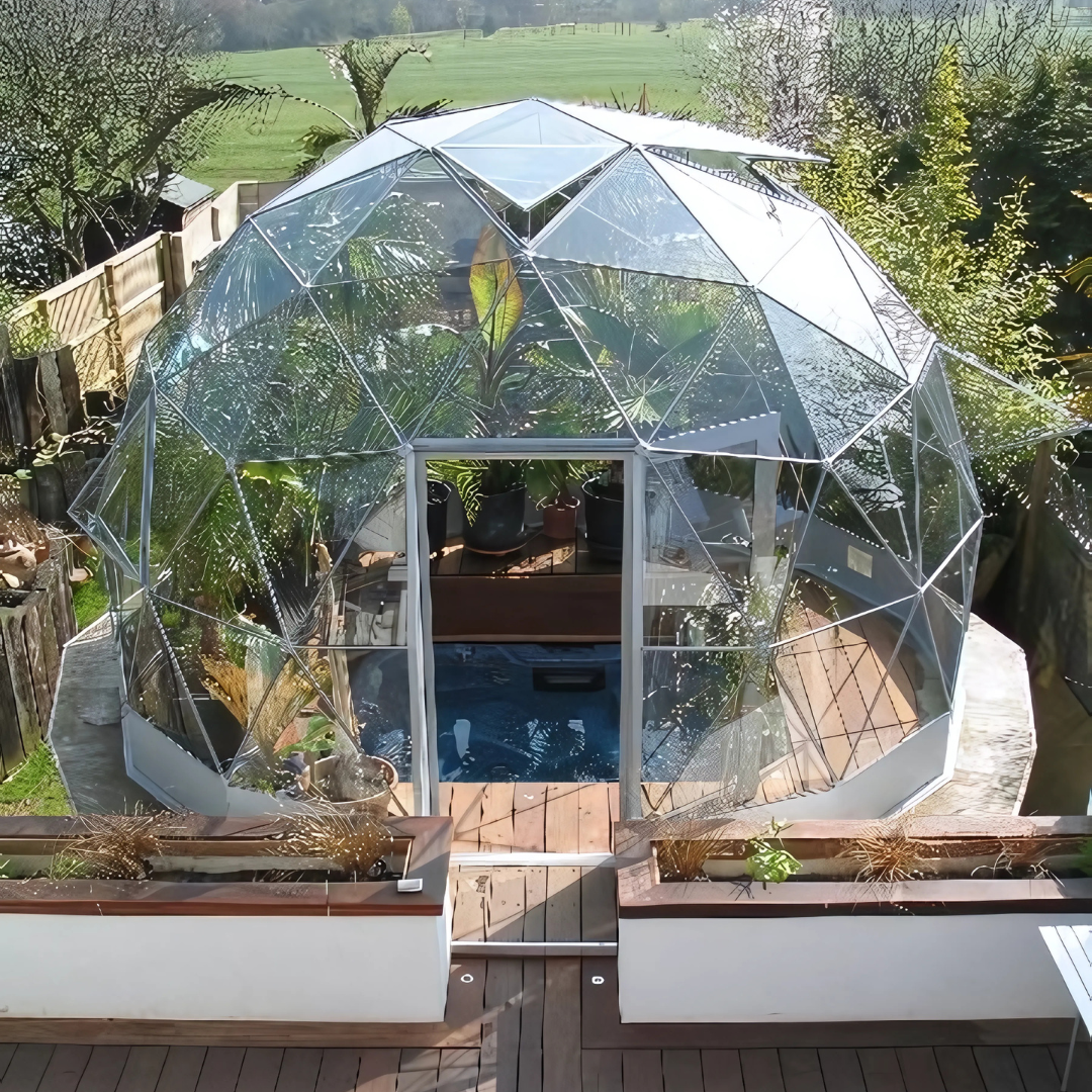 nhà vòm Dome, Dome House, kiến trúc, polycarbonate