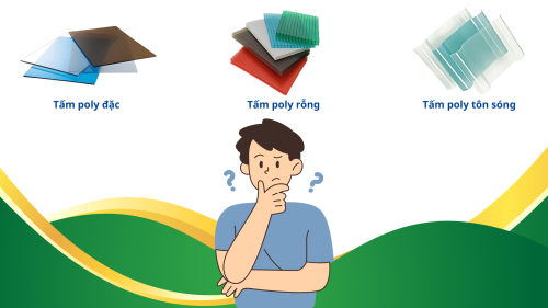 ỨNG DỤNG THỰC TIỄN CỦA TỪNG LOẠI TẤM POLYCARBONATE